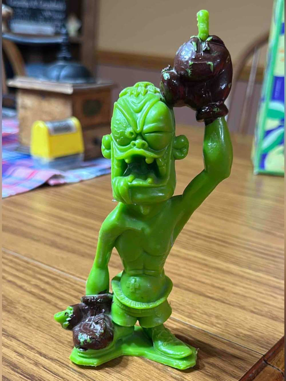 Vintage 1963 Louis Marx "Nutty Mads" Rocko the Champ figure.